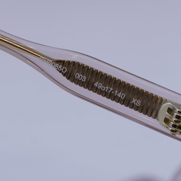 Chloe CH0085O 003 Square Eyeglasses 49mm - Transparent Pink - Picture 9 of 10